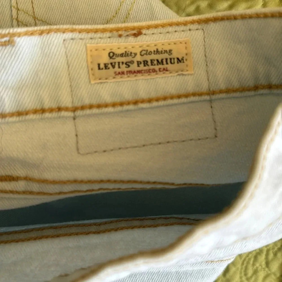 Levi’s 501 womens called faint hearted from sample sale NWT size 27 x 30 raw hem - Picture 10 of 16